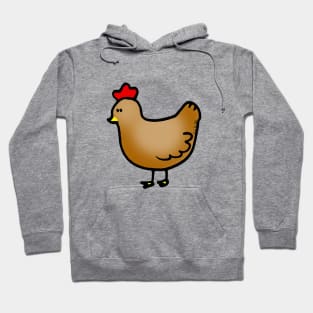 cute chicken cartoon Hoodie